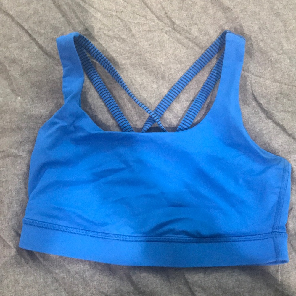 lululemon athletica Blue Strappy Sports Bra
